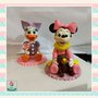 Cake topper Baby Minnie & Baby Paperina