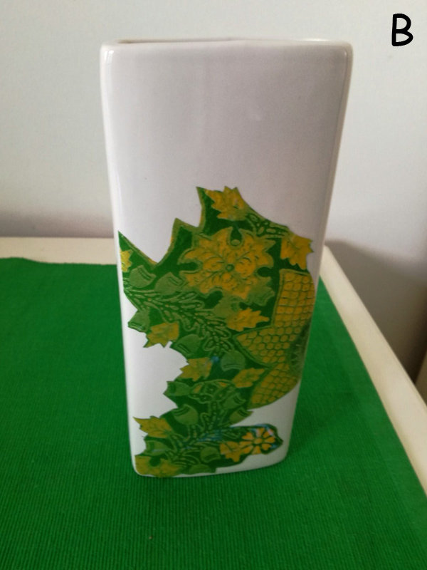 Umidificatore foglia verde ceramica per termosifoni
