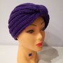 cappello in lana modello turbante