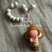 Bomboniera Comunione rosario personalizzata bimba angelo