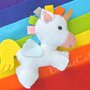 unicorno personalizzabile, unicorno portachiavi, idea bomboniera, regalo bimba, festa compleanno, portafortuna, unicorni, regalo arcobaleno