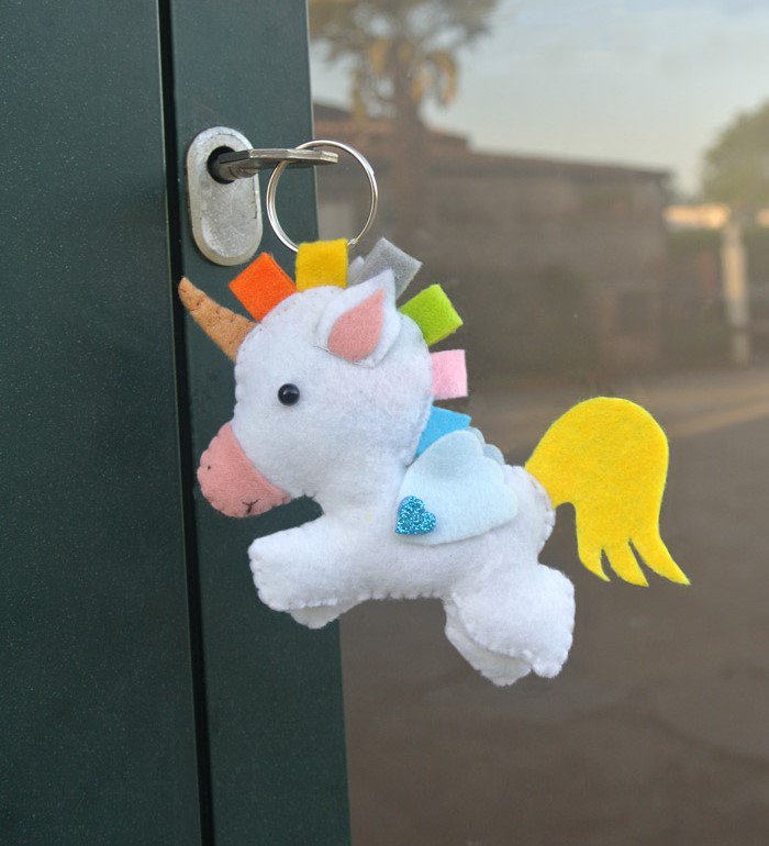 Portachiavi Con Unicorno Motivazionale - Stay Magical Stay Brave - Regalo In Acciaio Per Donne E Ragazze - 3