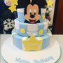 Torta scenografica Topolino - gomma -compleanno 