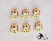 30 bomboniere leone con lettera personalizzabile ciondoli bomboniera animaletti