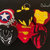 Avengers logo, avengers portachiavi, loghi supereroi, avengers infinity war, batman, Captain America, Spiderman, superman, Ironman