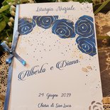Libretto Messa con rose blu