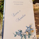 Libretto Messa Matrimonio decoro mare