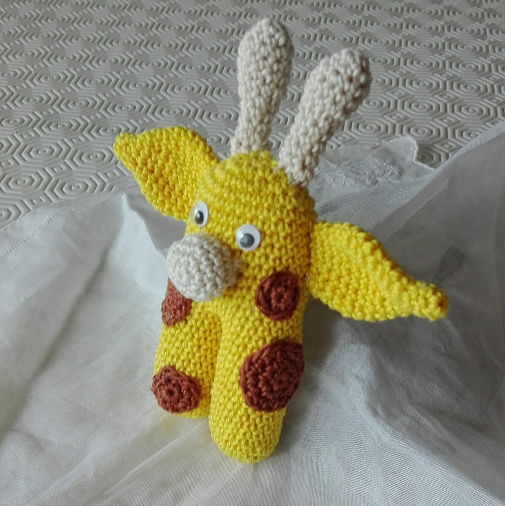 Set Uncinetto Gr&uuml;ndl Animali - Gina Giraffa, Eddy Asino, Robby Foca O Timmy Tigre 14-18cm