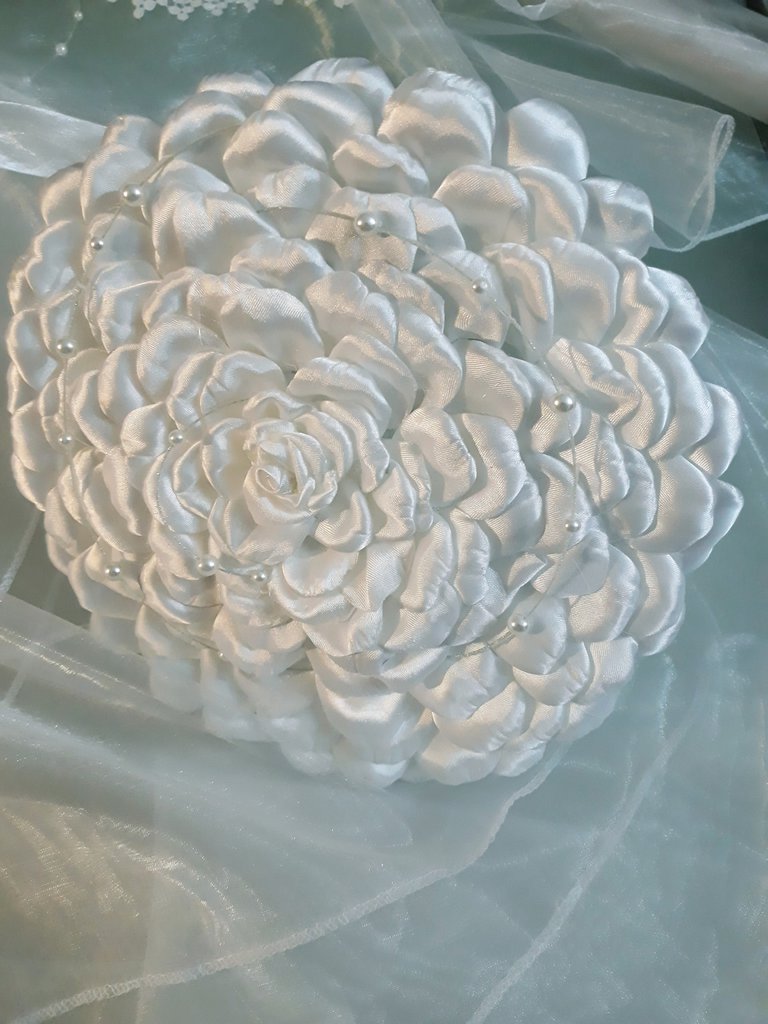 BORSETTA SPOSA bianca-panna - Feste - Matrimonio - di pupazziconsor