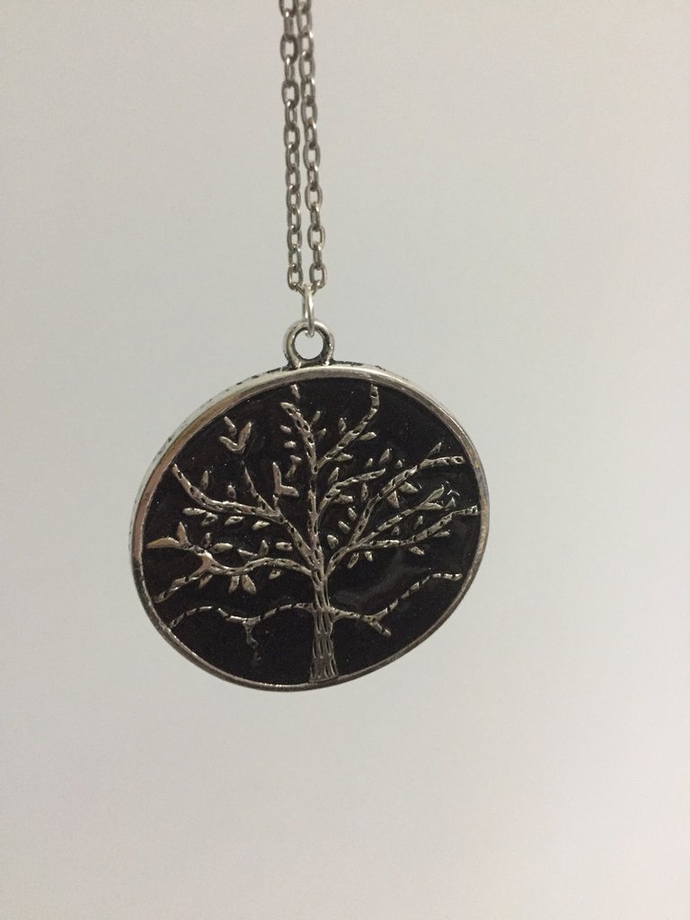 Collana Lunga Donna Con Ciondolo Albero Della Vita E Gufo, Zirconi, Placcata Oro, Catena 60+5 Cm, Regalo