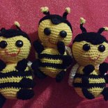 Legami - Portachiavi Super Soft! a Tema Bee Ape, Portachiavi di Peluche, Ciondolo con Messaggio Inciso e