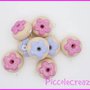 CIONDOLO CHARMS DONUT ROSA