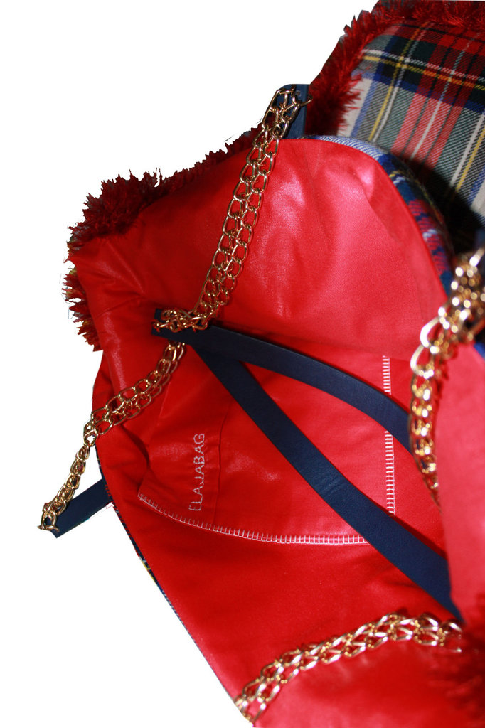 Distintivo A Baffo Per Borsa Scozzese Black - Cadogan In Metallo Placcato Rodio, Tema Novità