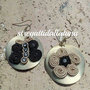 orecchini ... soutache farfalla  e fiore