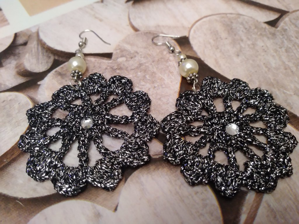 Feliss Orecchini da donna boho da appendere gioielli africani in 100% corno. Grandi orecchini in marrone, piccolo regalo hippie earrings aesthetic, Corno