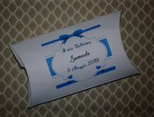 Battesimo scatolina portaconfetti con stampa del nome bimbo