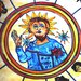 Piatto murale di maiolica artistica dipinto a mano con segni zodiacali mediovali