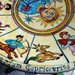 Piatto murale di maiolica artistica dipinto a mano con segni zodiacali mediovali