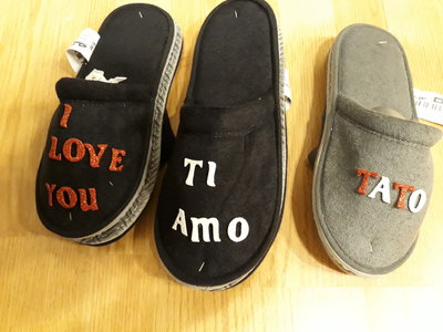 pantofole personalizzate con nome