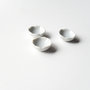 3 coppette biache in miniatura - 3 pcs White bowls miniature - 15 mm 