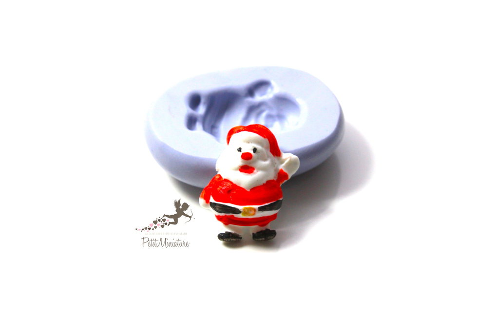 Stampini Silicone Babbo Natale - 2 Pezzi, Per Resina, Candele, Sapone, Fai Da Te Natalizio - Foto 9