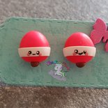 orecchini in fimo ghiacciolo kawaii