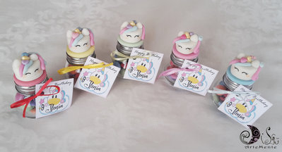 barattolini compleanno comunione minicake unicorno personalizzati barattolini compleanno comunione minicake unicorno personalizzati