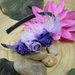 Purple and Lilac zipper Hairband - cerchietto