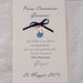 pergamene comunione bimbo segnaposto pergamena di ringraziamento con angioletto portafortuna blu