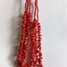 Collana corta rossa