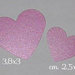 Tags a forma di cuore in cartoncino per personalizzare i tuoi regali cm.  3,8x3