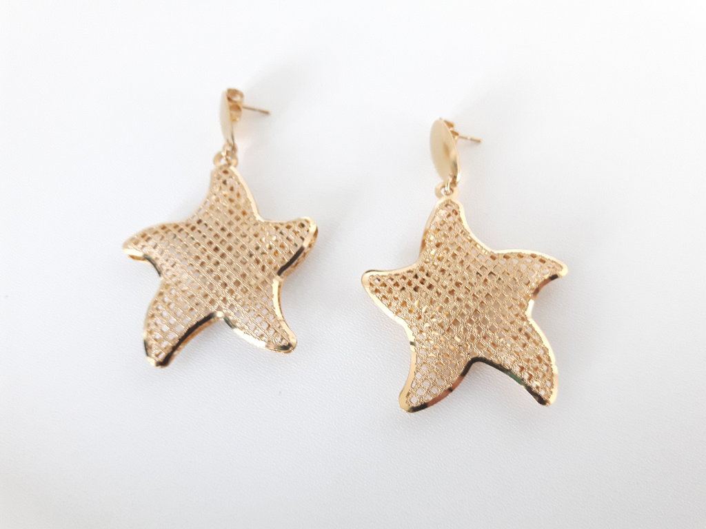 Orecchini stella infilabili Oro VestoPazzo dd16050