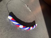Collana beads crochet 