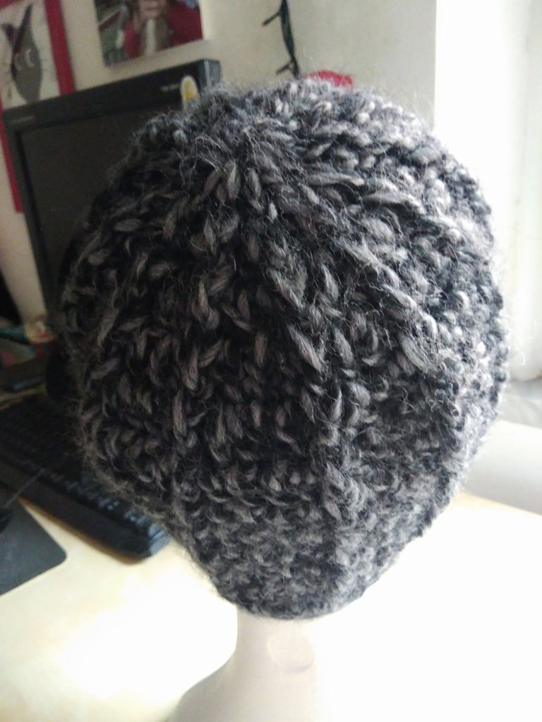 Moda donna Crochet Hair Snood con bordo elastico capelli