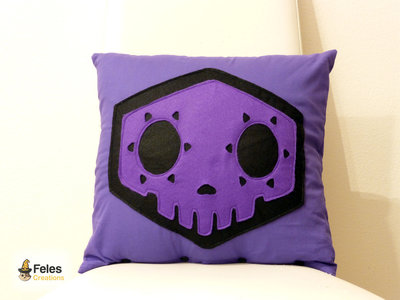 Cuscino ispirato a Sombra di Overwatch Cuscino ispirato a Sombra di Overwatch