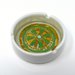 Posacenere in Ceramica con decoro in Mosaico nelle tonalità del Verde e Oro