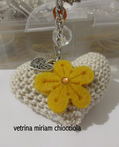Portachiavi A Cuore Con Strass – Kawaii Cristallo – 6.5 Cm – Accessorio Per Borsa E Zaino – Regalo Carino