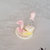 Bomboniera primo compleanno torta con palloncino statuina con base e nome personalizzato