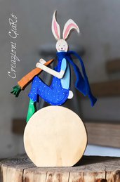 Coniglietto in legno By Creazioni GiaRó  Ⓒ