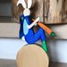 Coniglietto in legno By Creazioni GiaRó  Ⓒ