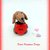 Decorazione con cane bassotto con cuore personalizzato con il nome, idea regalo per san valentino per amanti dei cani