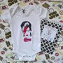 DAVID BOWIE body bebe, dipinto a mano, body personalizzati, vestiti neonato, tutte le taglie