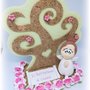 Cake Topper Battesimo - Bomboniera Albero della vita e angelo