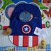 Bavaglino CAPITAN AMERICA, bavaglini Fumetti Marvel, impermeabili, personalizzati, regalo originale per il bebé