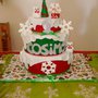 Torta scenografica bimbo Natale