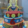 Torta scenografica Dragon ball Z