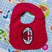 Bavaglino JUVENTUS, INTER, MILAN,  bavaglini calcio, bavaglini impermeabili, personalizzati, regalo originale per il bebé