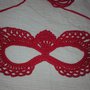 Maschera per carnevale, all'uncinetto, per bimbe/ragazze/donne, bello in maschera