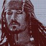 Jack Sparrow, I Pirati dei Caraibi, file di progettazione ricamo digitale. INSTANT DOWNLOAD