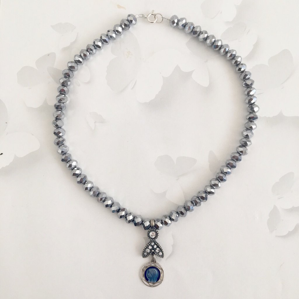 TANGPOET Collana Uomo Donna San Floriano Medaglia – Argento 925 Con Ciondolo Vigile Del Fuoco
